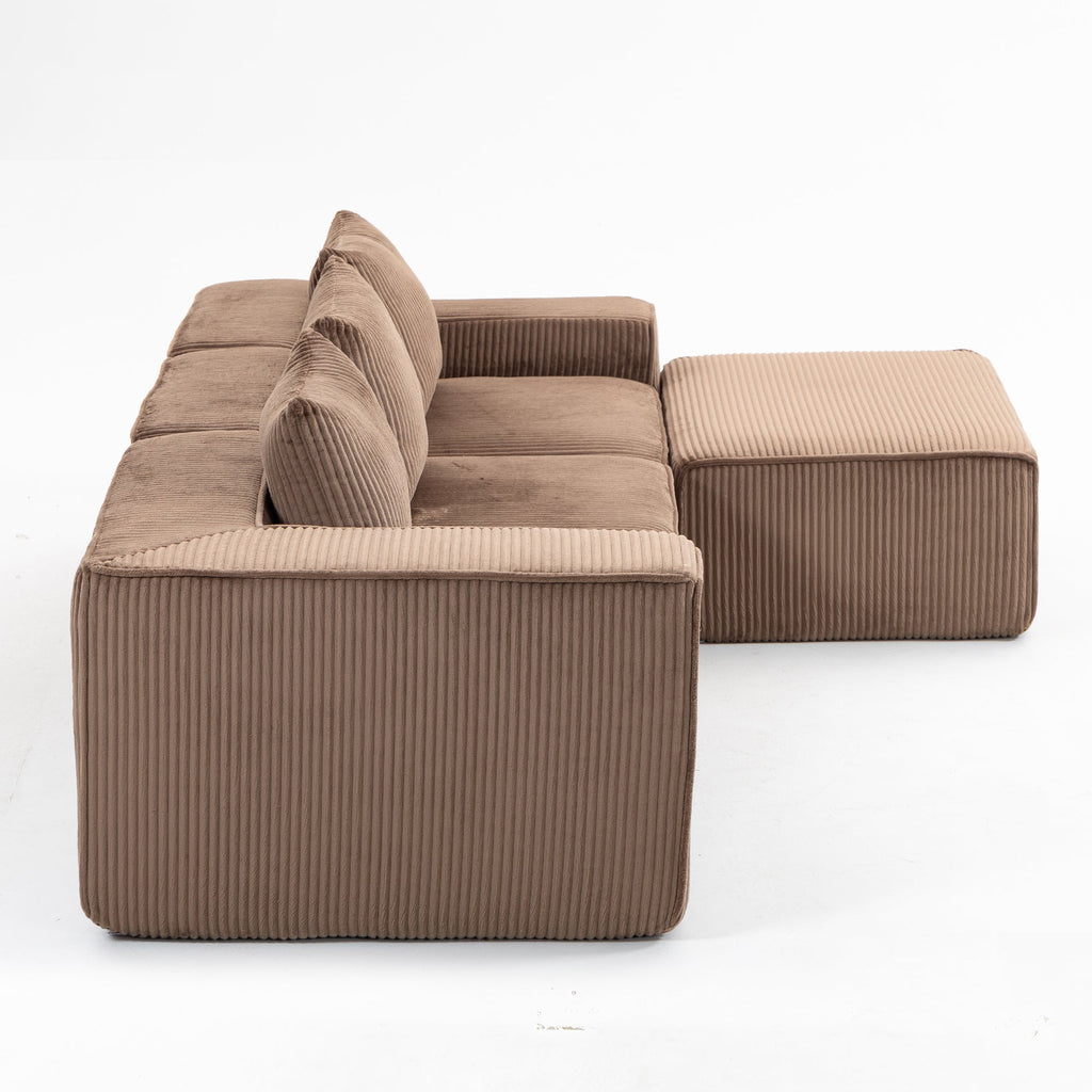 Multi person modular compression sofa that can be freely combined-33005-4