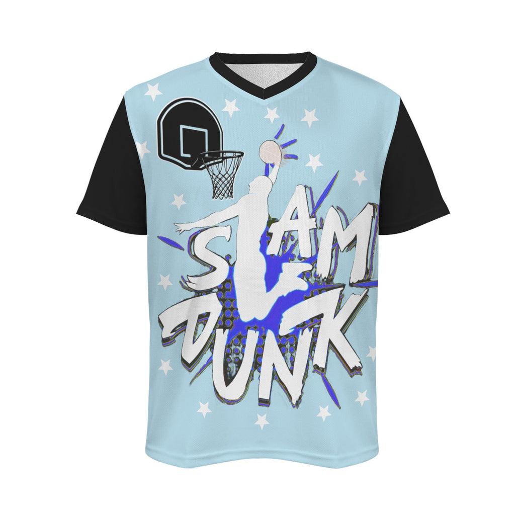 Slam Dunk Men's V-Neck Jersey (Model T97)