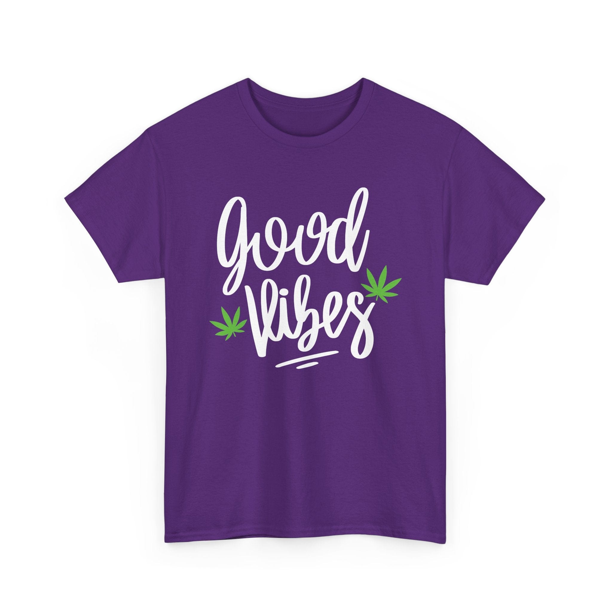Good Vibes Marijuana Leaf T-Shirt