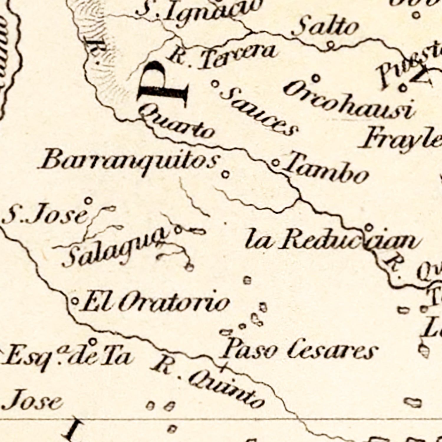 Vintage Map of Chile & La Plata 1832
