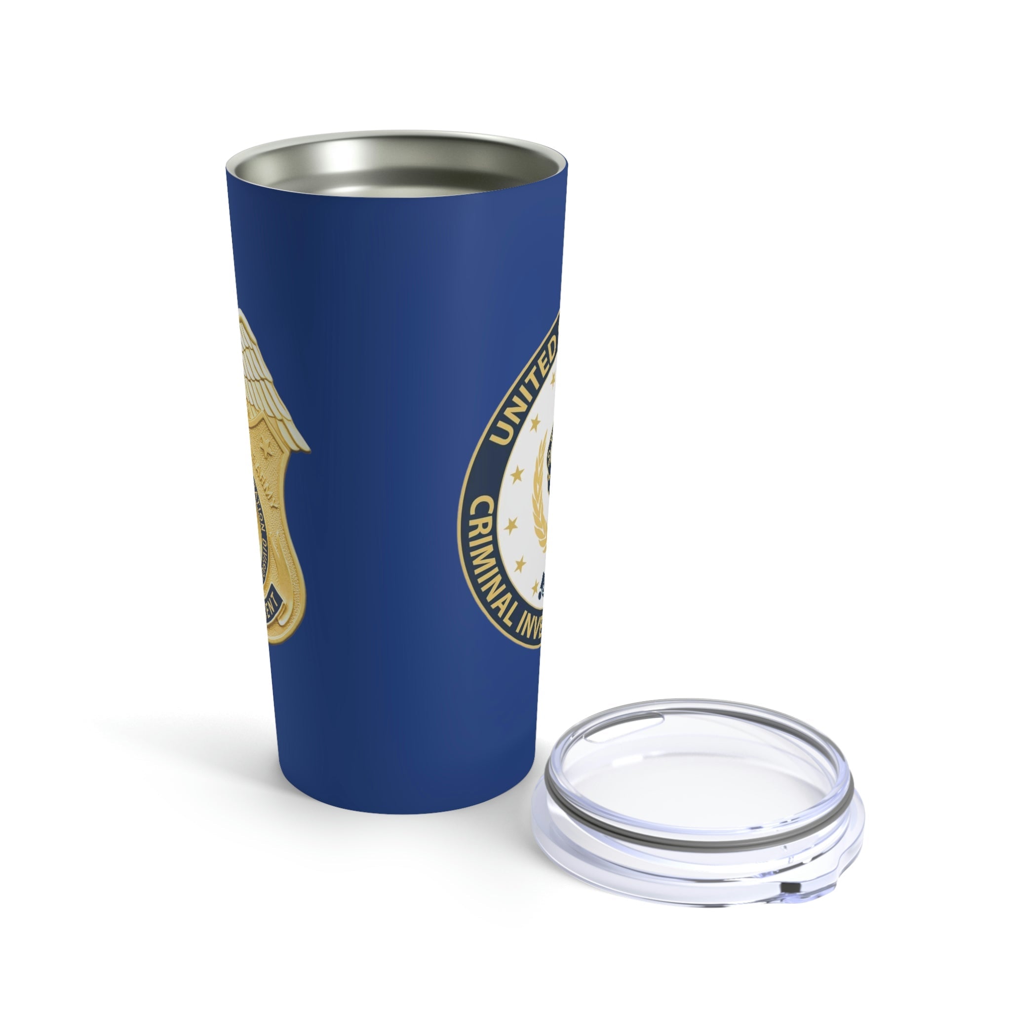 Army CID Badge and Seal Travel Tumbler 20oz