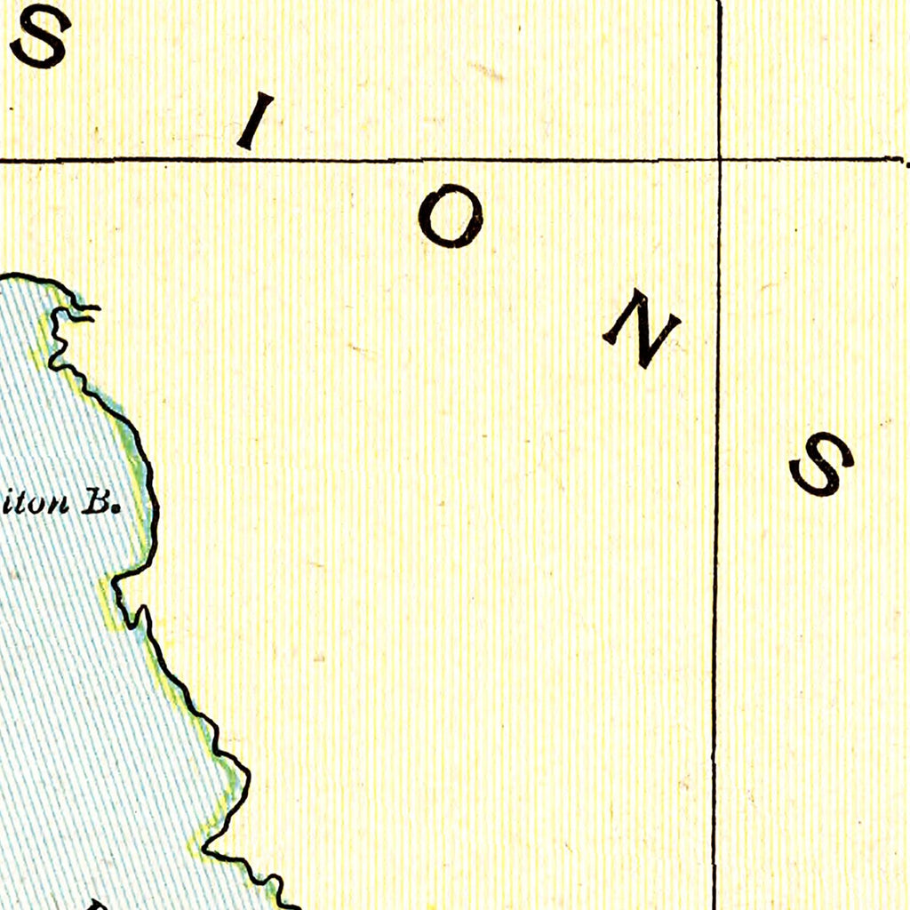 Vintage Map of New Guinea 1901