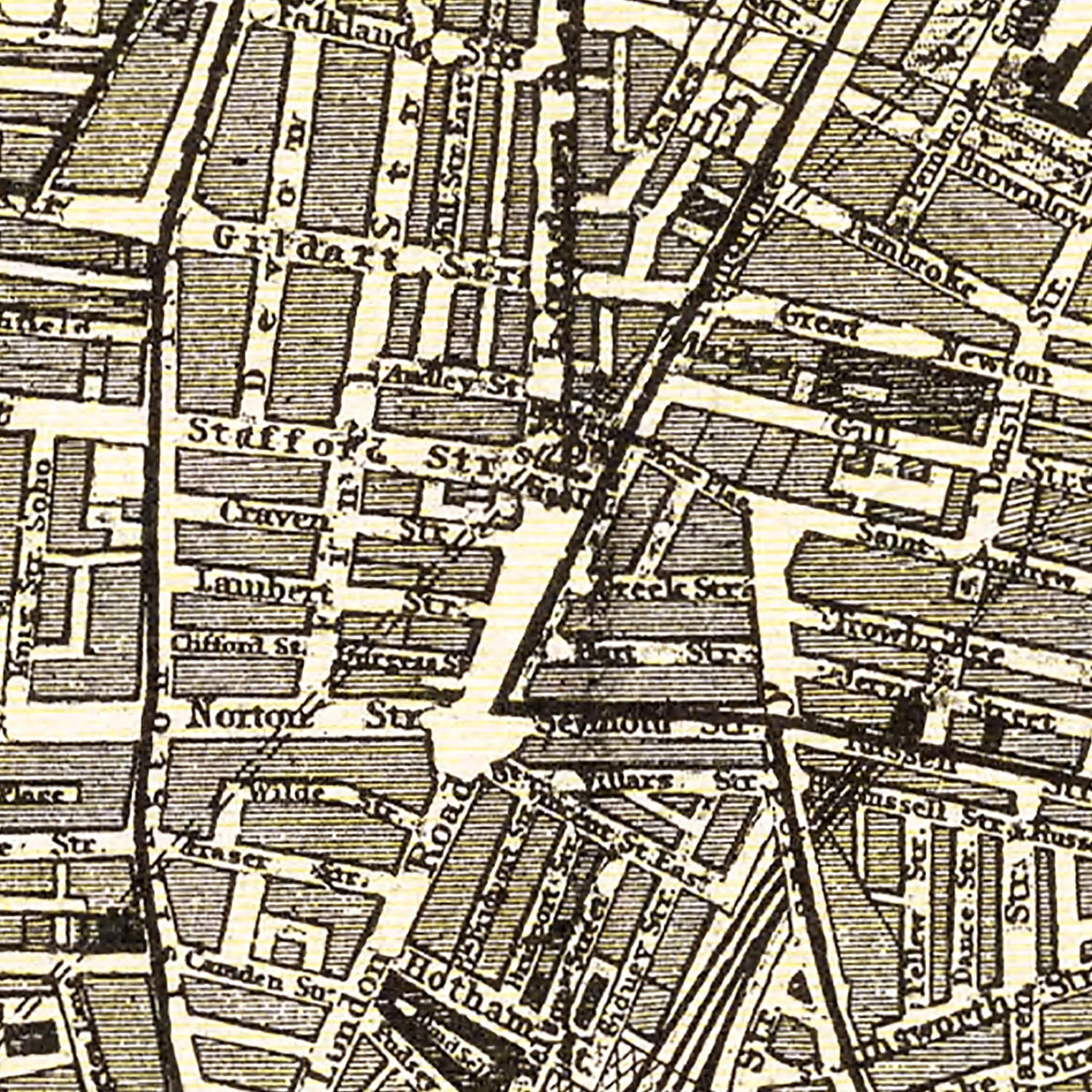 Vintage Map of Liverpool, England 1901