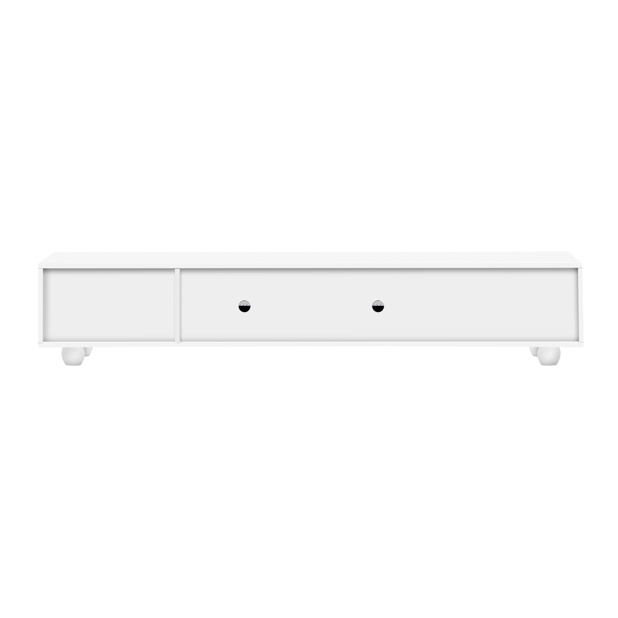 U-Can Modern TV Stand for TVs up to 80 Inches, Entertainment Center with Glass Door, TV Storage Cabinet with Solid Wood Legs and Metal Handles for Living room(OLD SKU:WF323694AAK )