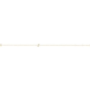 14K Yellow Gold Vermeil .05 CTW Lab-Grown Diamond Initial J 6-7" Bracelet – image 2