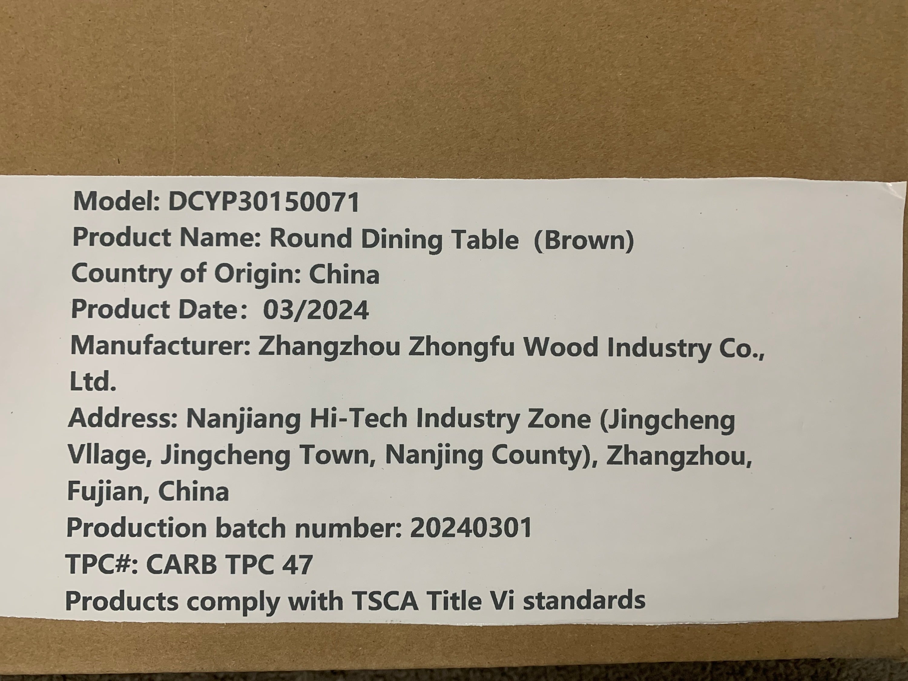 31.5 Inch Round Dining Table, Small Circle Kitchen Table with Metal Black Legs for 2-4 people,Modern Dining Room Table, Brown (only table)