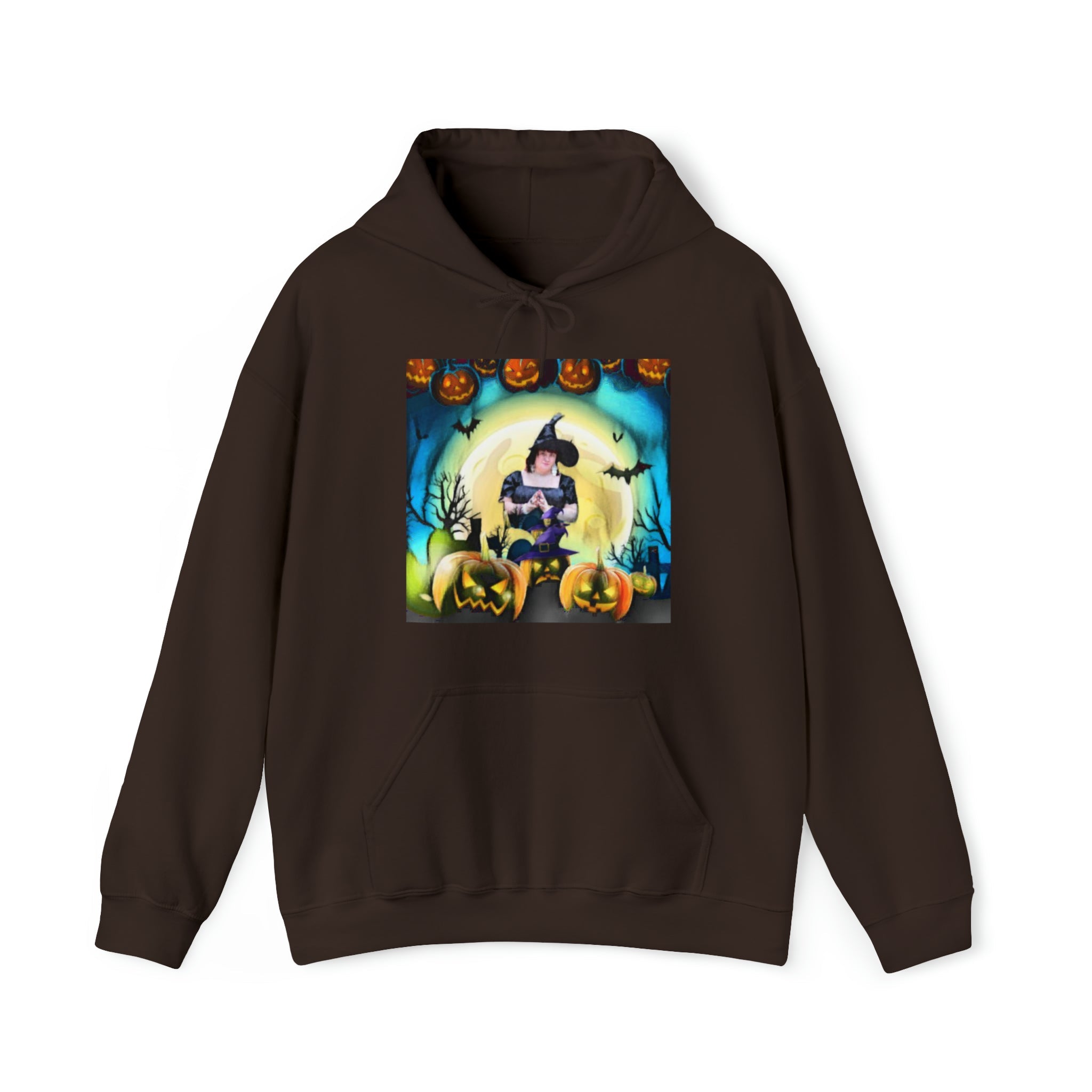 Scary Witch Unisex Heavy Blend™ Hooded Sweatshirt up to 5XL