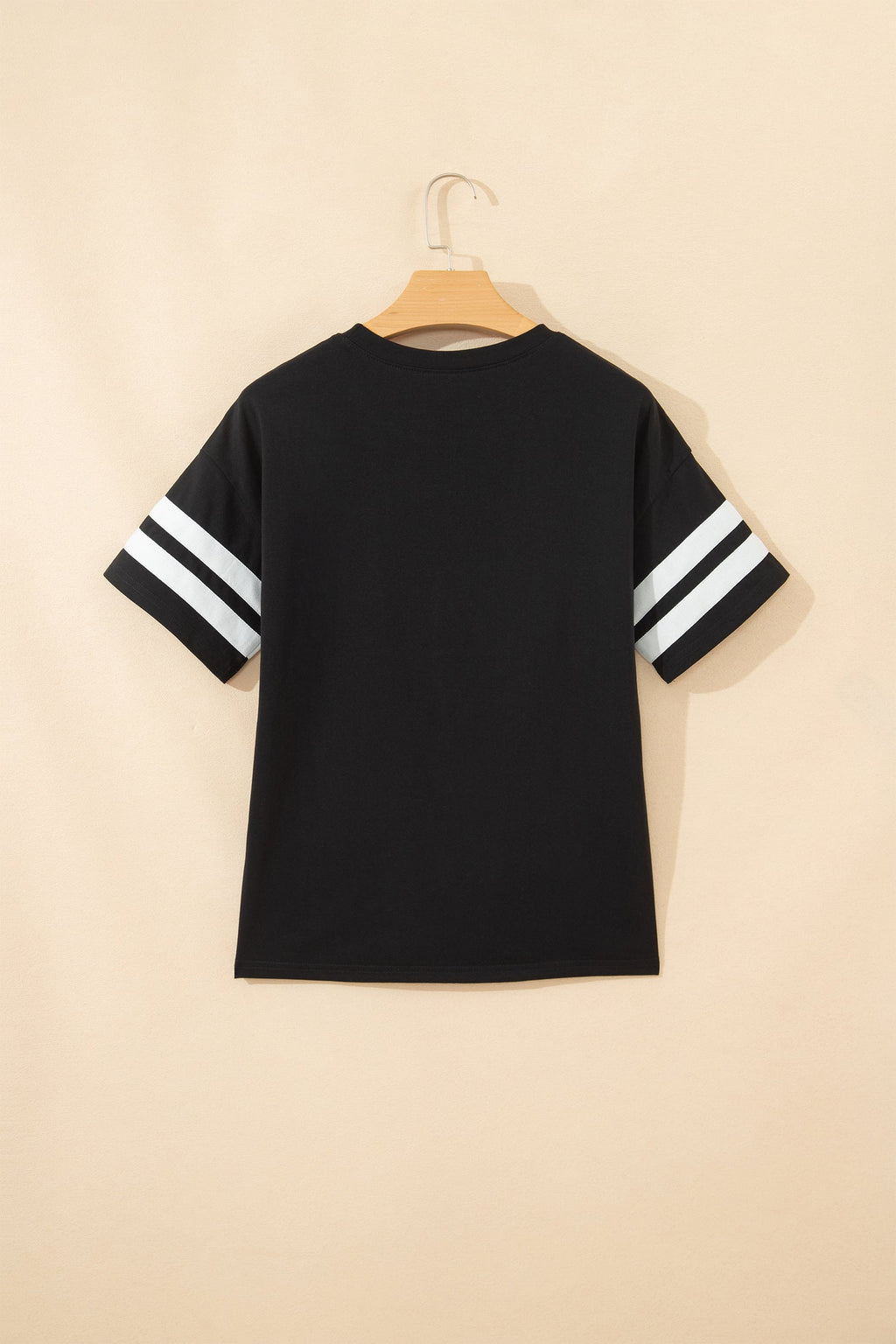 Varsity Stripe Crew Neck Short Sleeve T-Shirt