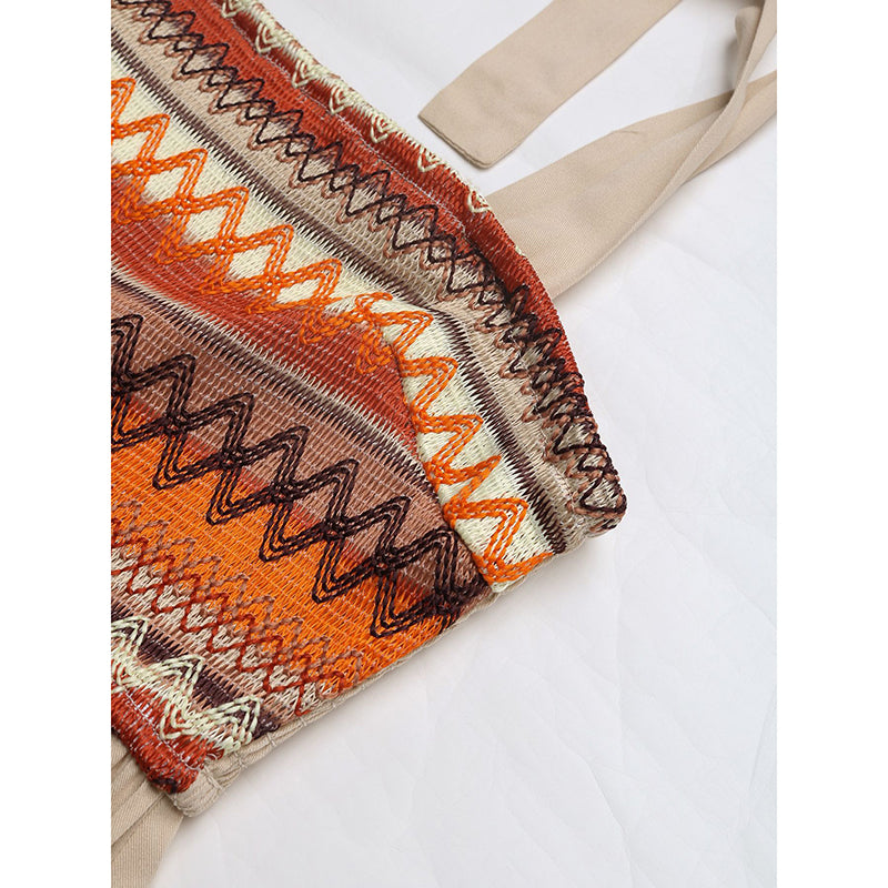 Women's Boho Dress Spaghetti Straps Casual A-line Beach Flowy Sundress