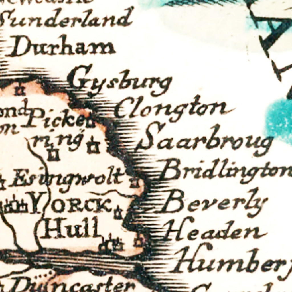 Vintage Map of England, Scotland & Ireland 1790