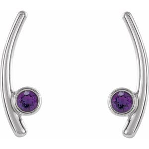 Bezel-Set Ear Climbers