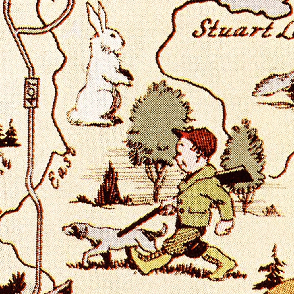 Vintage Map of Luce County, Michigan 1936