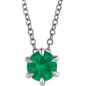 Solitaire Necklace or Slide Pendant