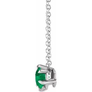 Solitaire Necklace or Slide Pendant