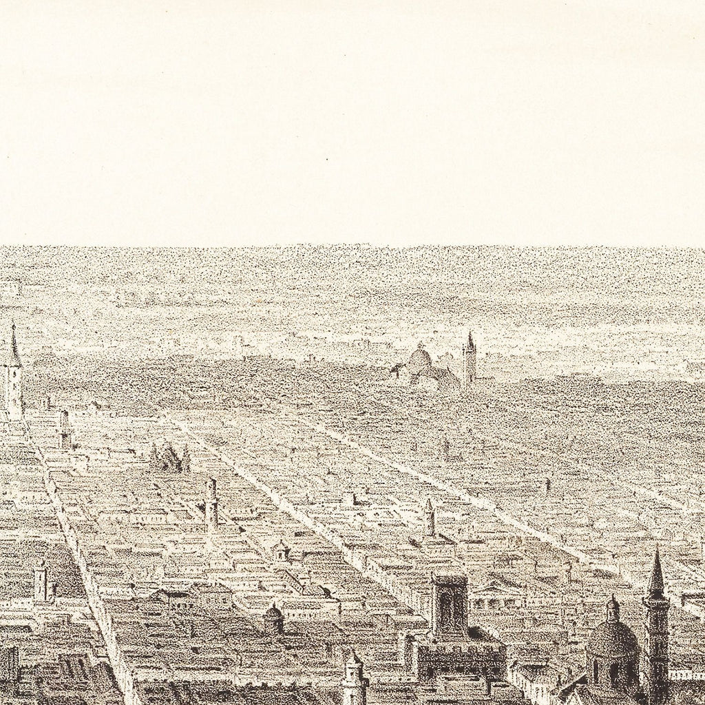 Vintage Map of Buenos Aires, Argentina 1880
