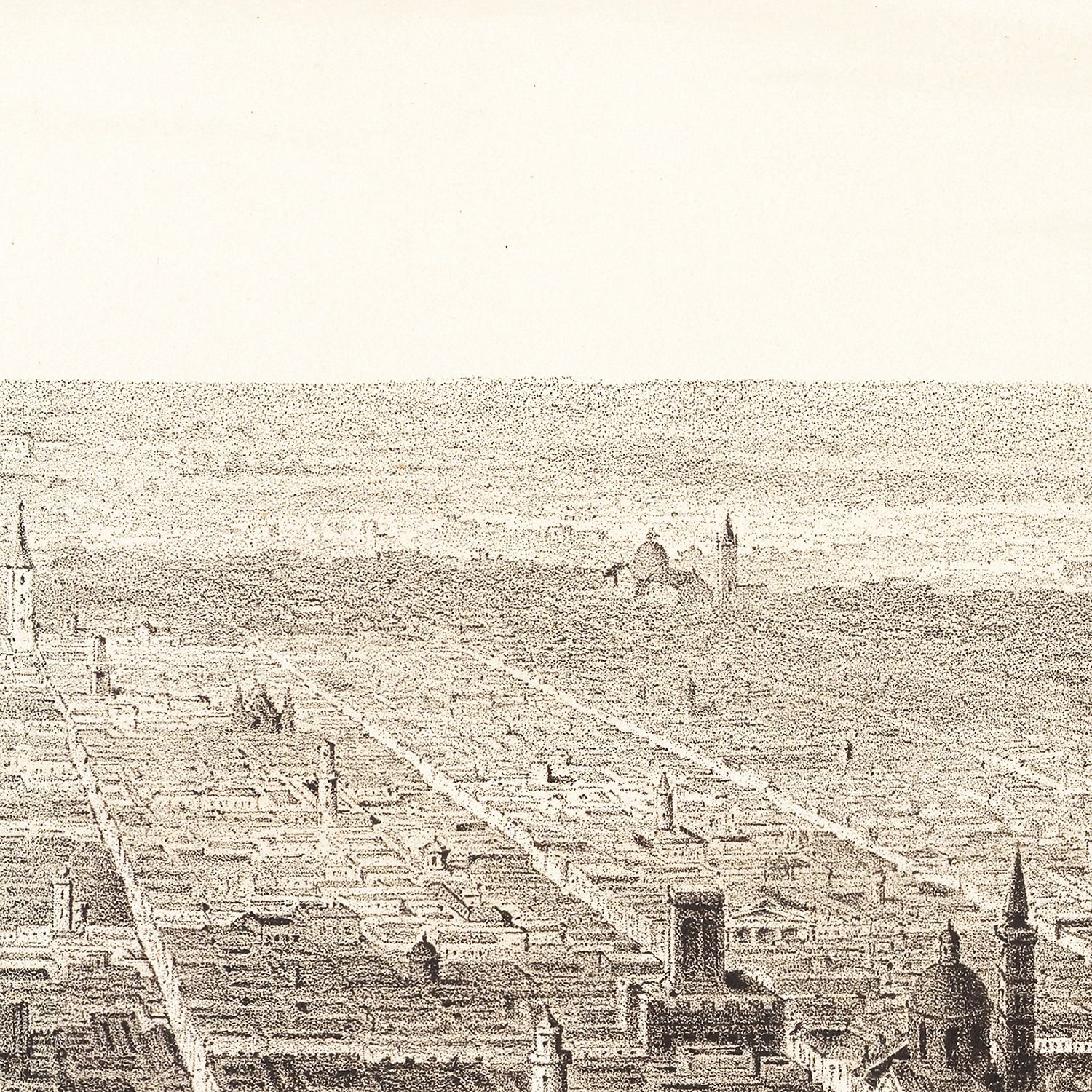 Vintage Map of Buenos Aires, Argentina 1880