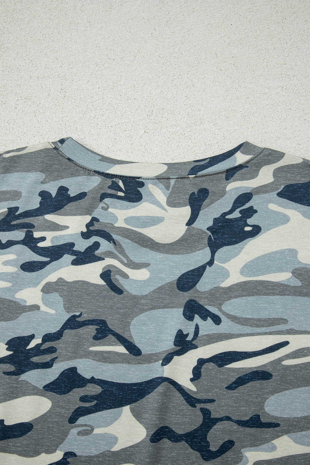 Camo Short Sleeve Crew Neck T-Shirt