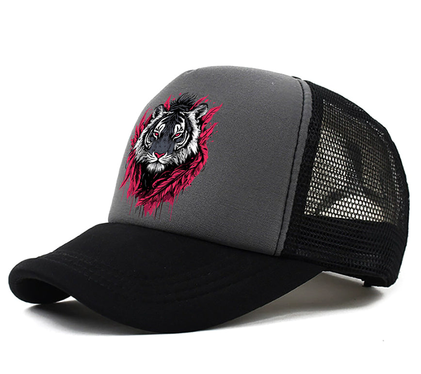 Tiger Design Colorful Trucker's Cap