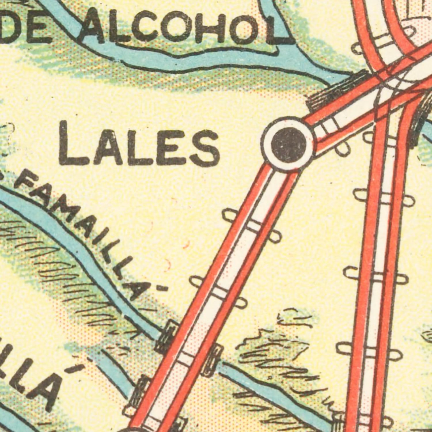 Vintage Map of Tucuman, 1933