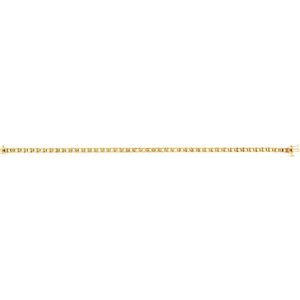 18K Yellow Gold 3 mm Round Line 7" Bracelet Mounting – image 2