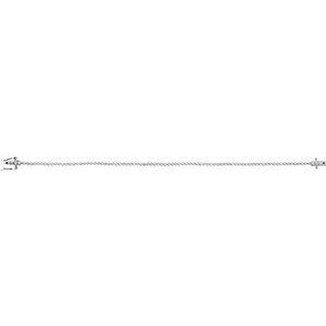 14K White Gold 7/8 CTW Natural Diamond Line 7"  Bracelet – image 3