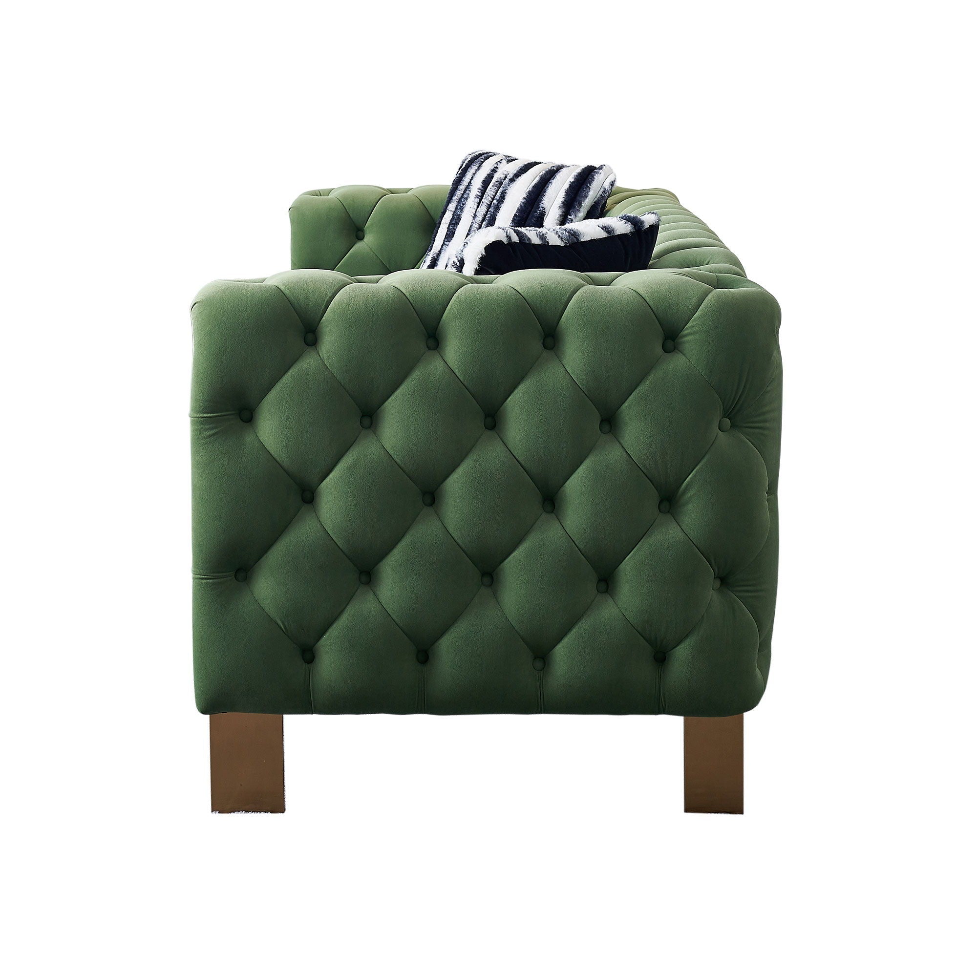 Chesterfield - Modern Tufted Living Room Sofa, 84.25''W Couch