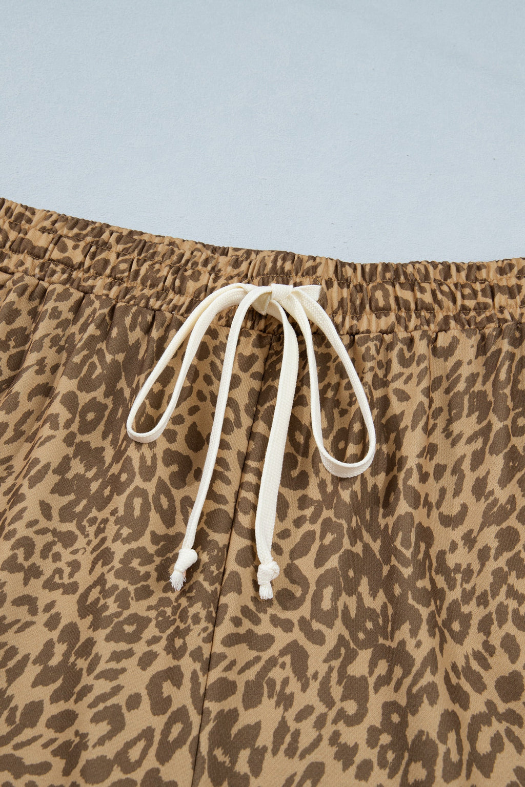 Plus Size Leopard Star Patch Jogger Pants