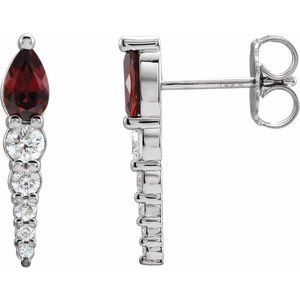 Accented Bar Earrings