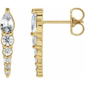 Accented Bar Earrings