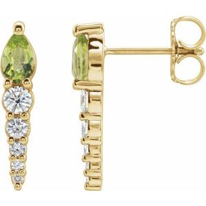 Accented Bar Earrings