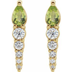 Accented Bar Earrings