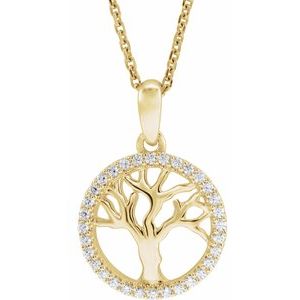 Accented Tree of Life Necklace