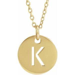 Initial Necklace or Charm/Pendant