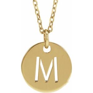 Initial Necklace or Charm/Pendant