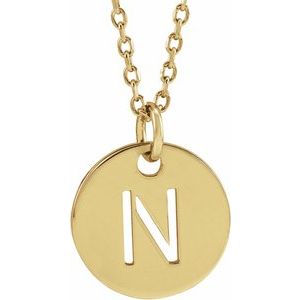 Initial Necklace or Charm/Pendant