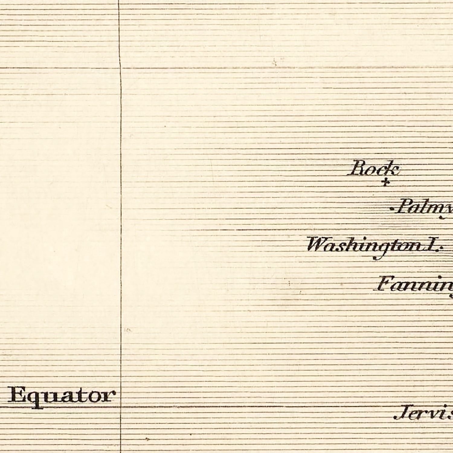 Vintage Map of Polynesia & Pacific Islands 1851