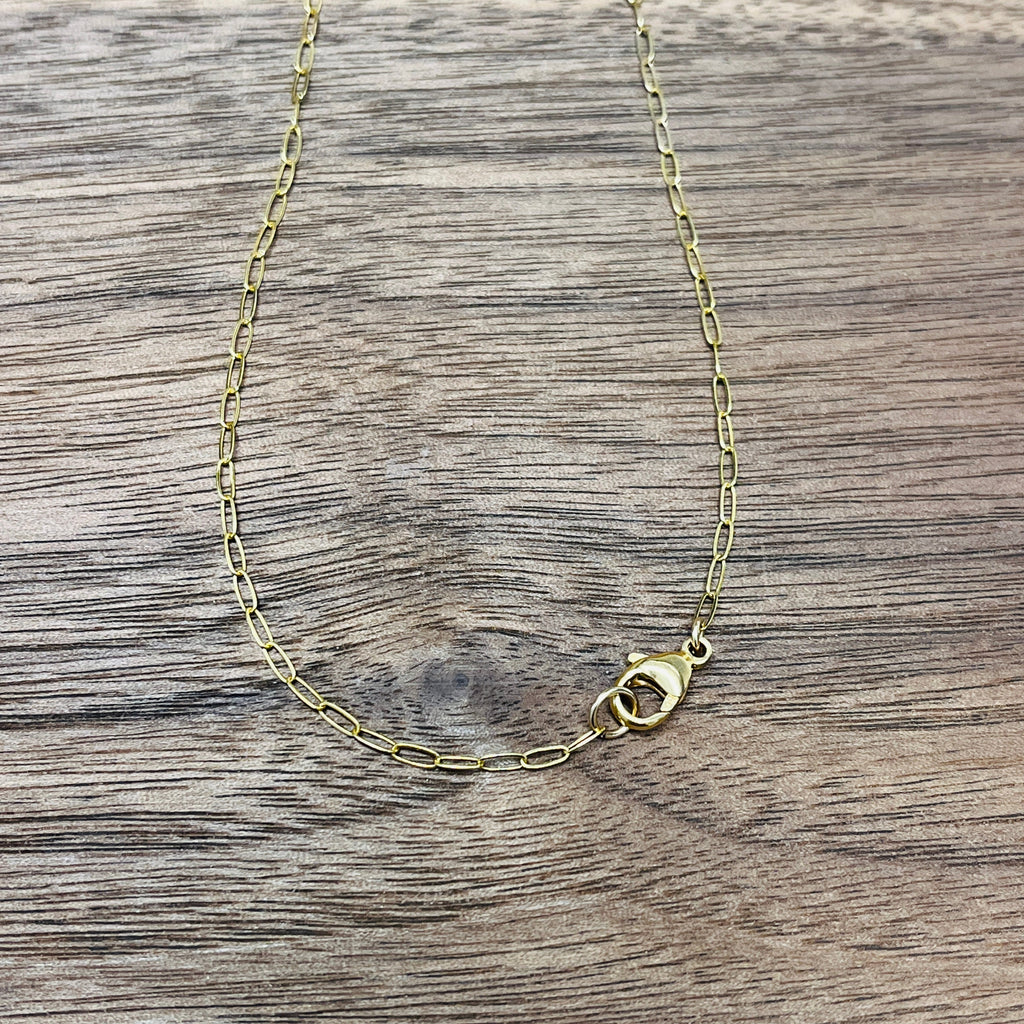 BABY PAPER CLIP CHOKER NECKLACE