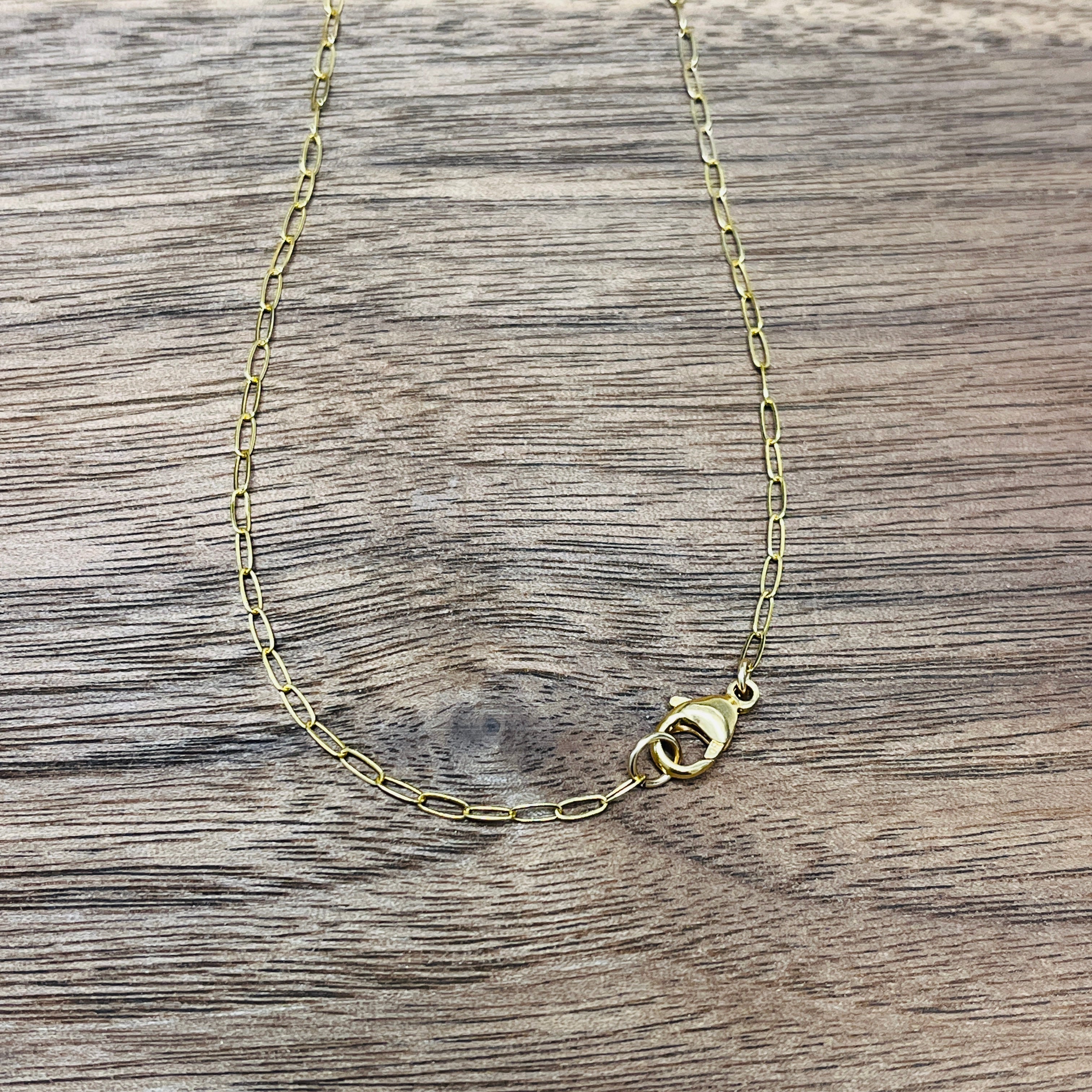 BABY PAPER CLIP CHOKER NECKLACE