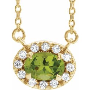 French-Set Halo-Style Necklace or Center