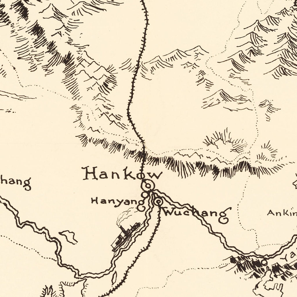 Picture Map of China 1932