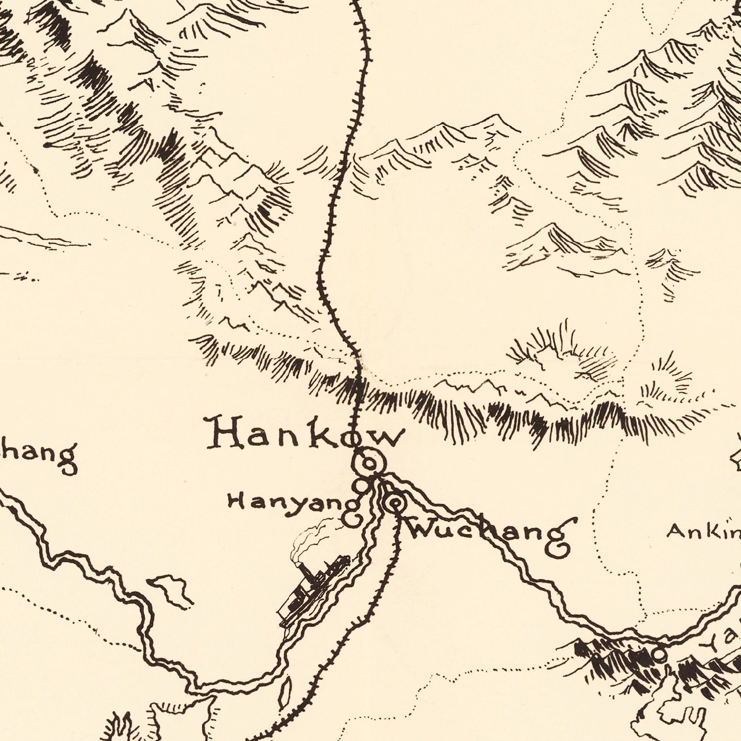 Picture Map of China 1932