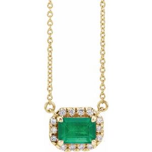 French-Set Halo-Style Necklace or Center
