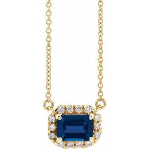French-Set Halo-Style Necklace or Center