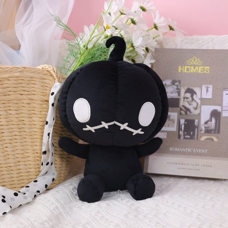 Halloween Plush Pumpkin Doll – Soft Holiday Decoration Toy with Luminous Option