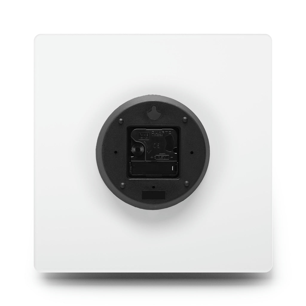 Beautiful Butterfly and Daisies Acrylic Wall Clock