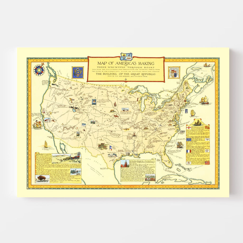 Map of America's Making 1926