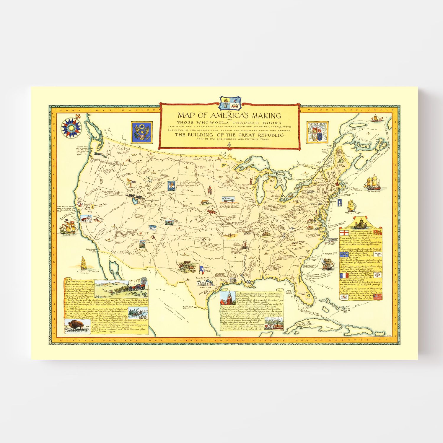 Map of America's Making 1926