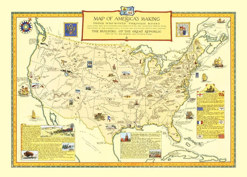 Map of America's Making 1926