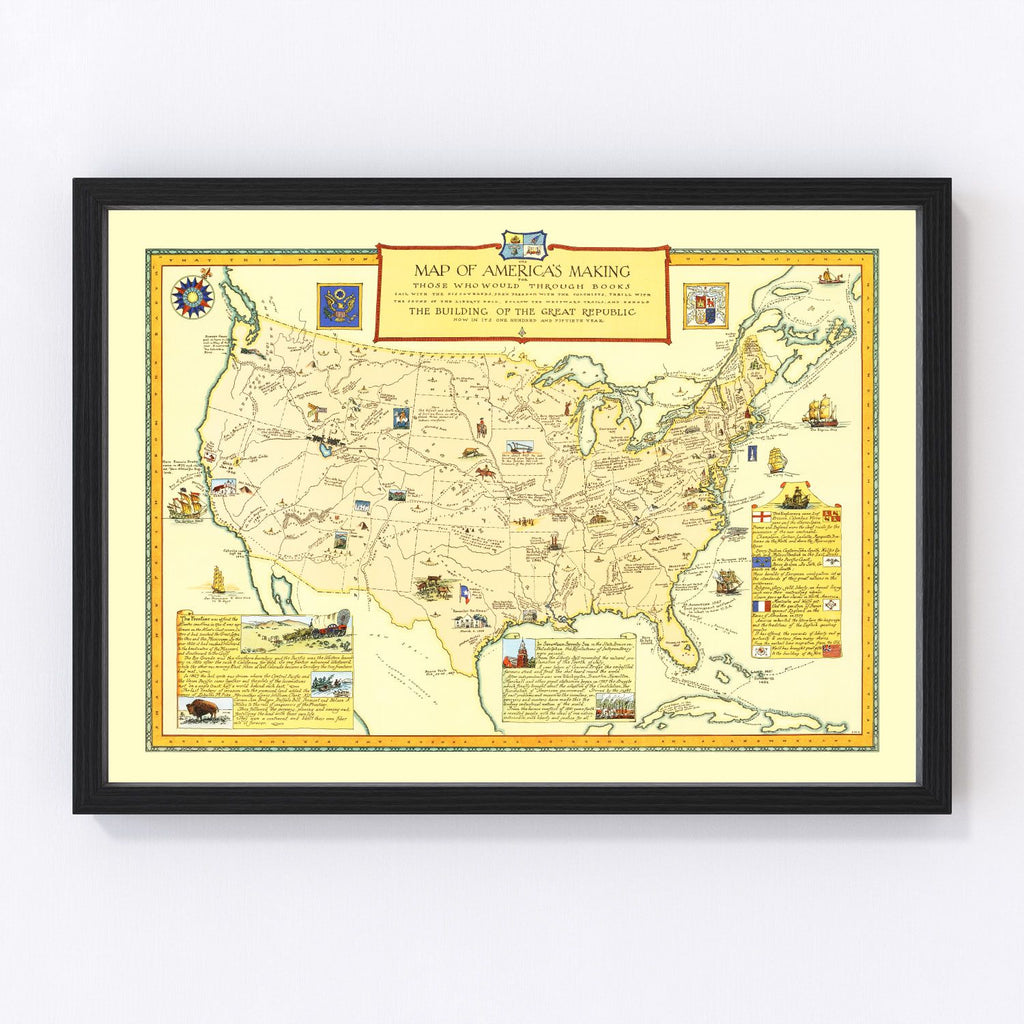 Map of America's Making 1926
