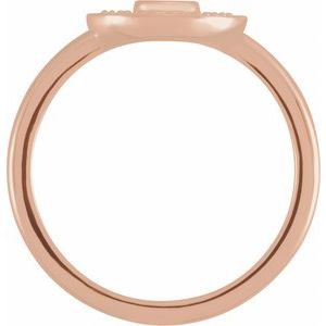 14K Rose Gold Natural Ethiopian Opal & Natural Pink Sapphire Fan Ring